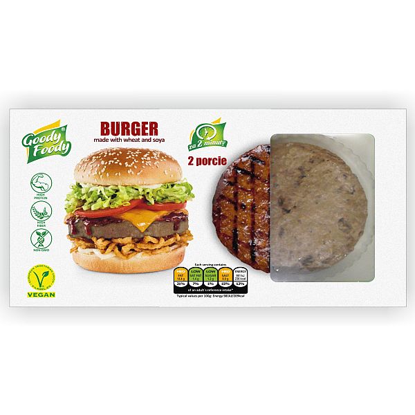Burger beef style chladený 500g Goody Foody