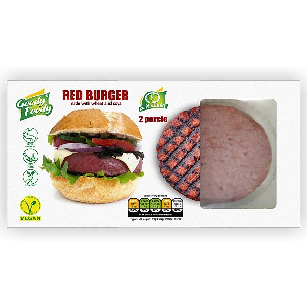 Goody Foody vegan RED BURGER