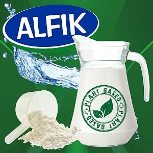 Alfik - instantné rastlinné mlieka